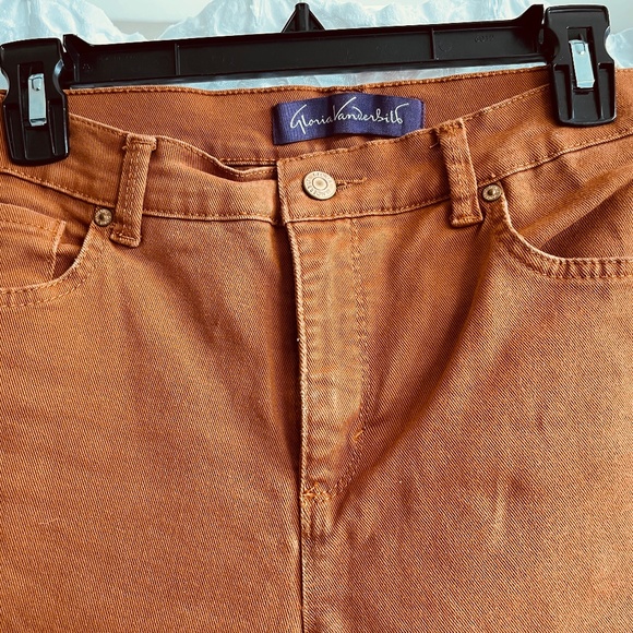 Gloria Vanderbilt Amanda Jeans in Ginger/Cinnamon color, size 6P - Picture 1 of 3